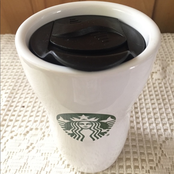 Starbucks Kitchen Starbucks Ceramic Travel Mug 9 Oz 266 Ml 26